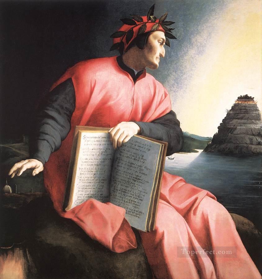 Allegorical Portrait Of Dante Florence Agnolo Bronzino Oil Paintings